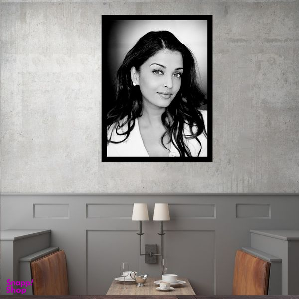 تابلو بکلیت طرح مشاهیر سینمای جهان آیشواریا مدل قاب شاسی B-S9700