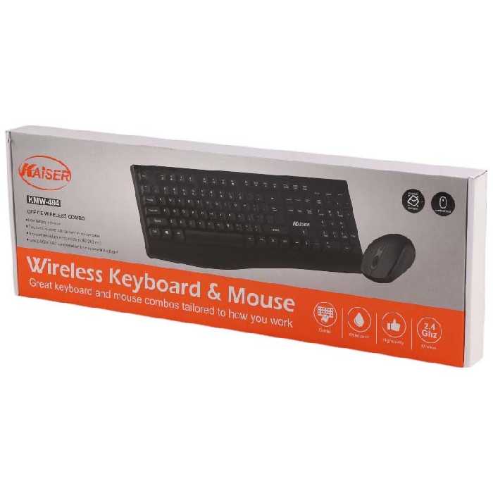 کیبورد و ماوس بی سیم کایزر KAISER KMW-494