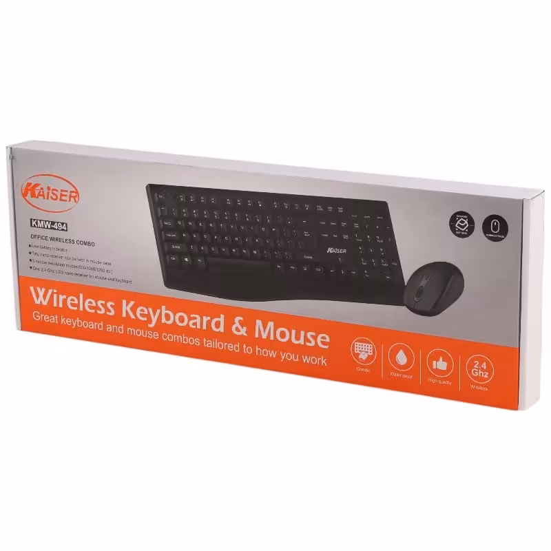 کیبورد و ماوس بی سیم کایزر KAISER KMW-494