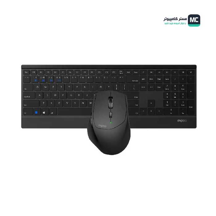قیمت و خرید کیبورد و موس بی سیم رپو 9500M
