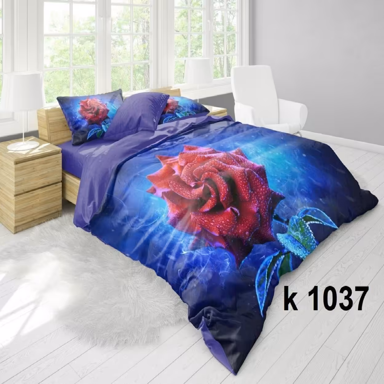 سرویس روتختی ترک إو turkev کد K-1037 دونفره 6 تکه