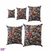 کوسن رنس کد S5-10003 مجموعه 5 عددی کوچک تا بزرگ چند رنگ