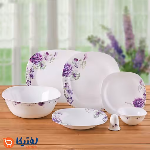 سرویس غذاخوری کاترینا پارس اپال 6 نفره 28 پارچه کد 450