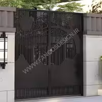 درب حیاط آهنی جدید – کد40002
