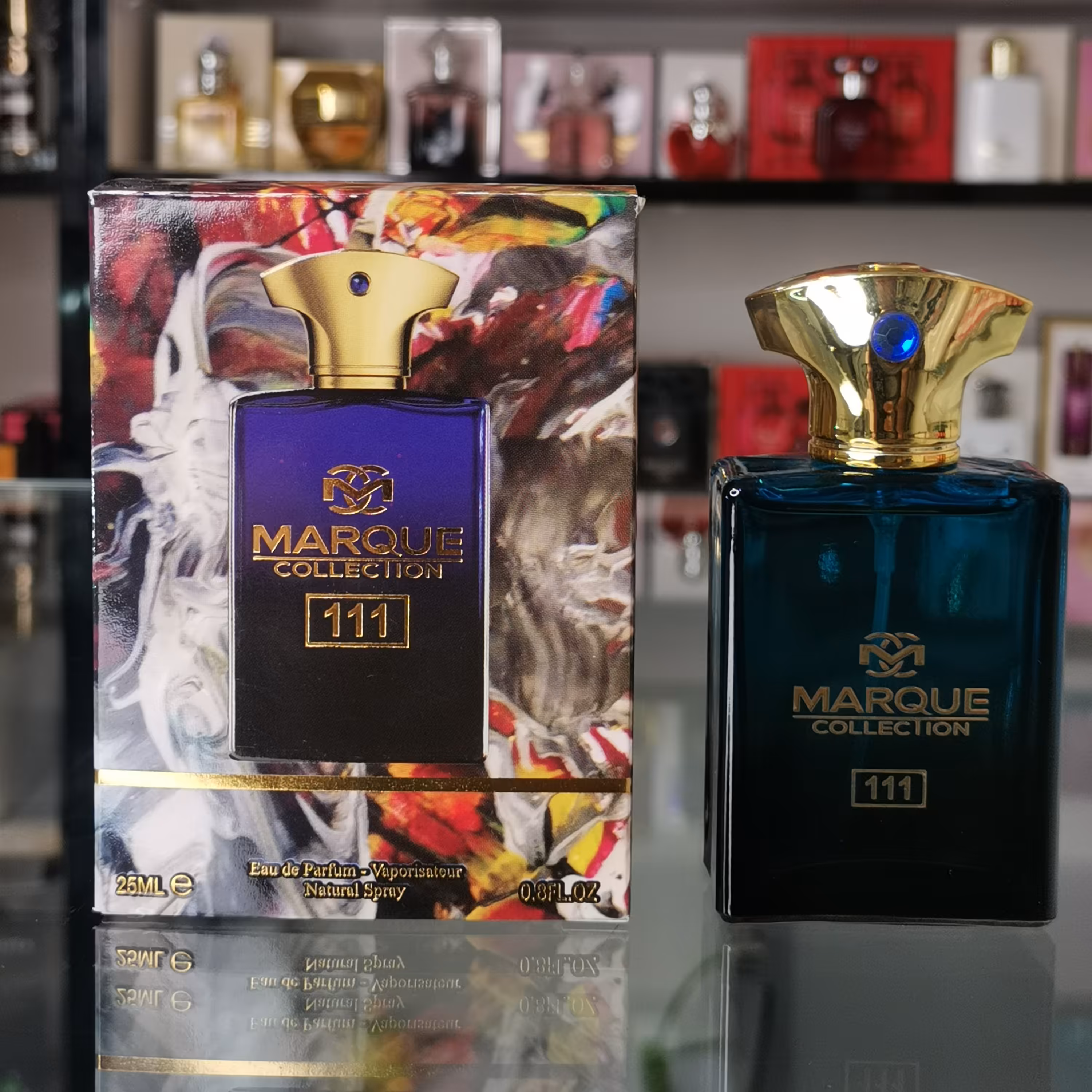عطر ادکلن مردانه آمواژ اینترلود فراگرنس ورد مارکویی کالکشن کد 111 (Fragrance world Marque Amouage Interlude) حجم 25 میل
