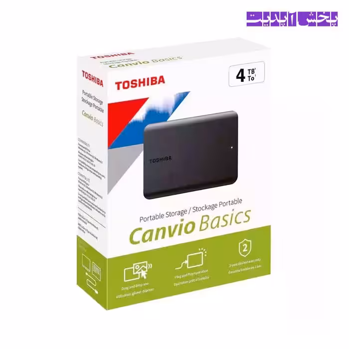 هارد اکسترنال 4 ترابایت توشیبا TOSHIBA Canvio Basics 4TB