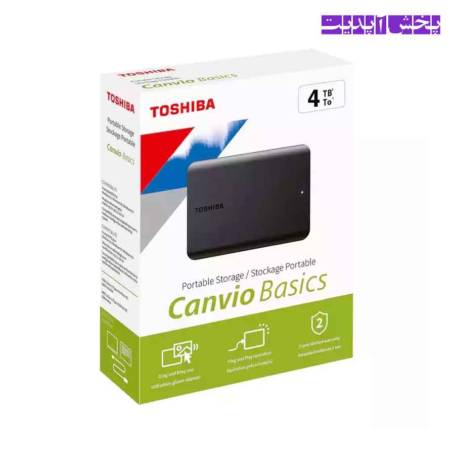 هارد اکسترنال 4 ترابایت توشیبا TOSHIBA Canvio Basics 4TB