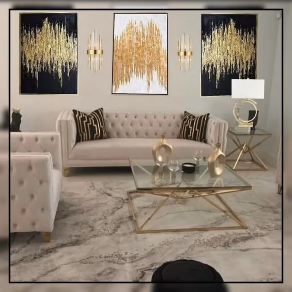 تابلو نقاشی دست ساز ابعاد هر تکه 70 در 50 ابعاد کلی 150 در 70 