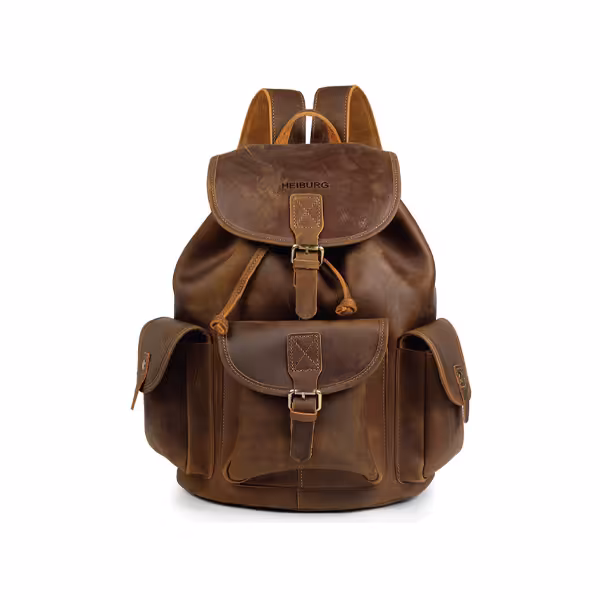 کوله پشتی قهوه ای روشن هایبورگ آلمان 300001