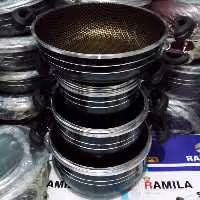 سرویس قابلمه زنبوری ساخت شرکت تولیدی قابلمه روحی  و تولیدی قابلمه نچسب رامیلا Aluminium cookware manufacturer  