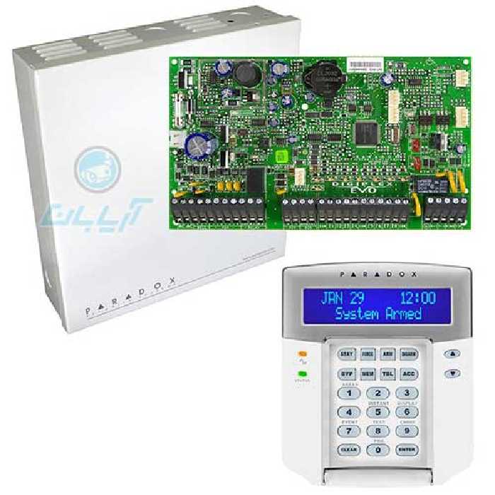 کنترل پنل دزدگیر پارادوکس EVO192 K641