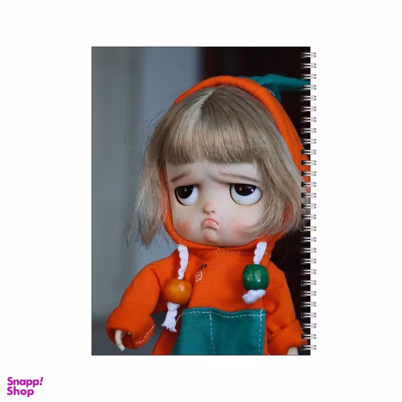 دفتر مشق 50 برگ بامبیلیپ طرح دختر دمق و لجوج کد 0785510