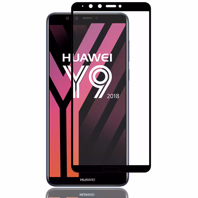 گلس نانو برای هوآوی HUAWEI Y9 2018 فول کاور و تمام چسب