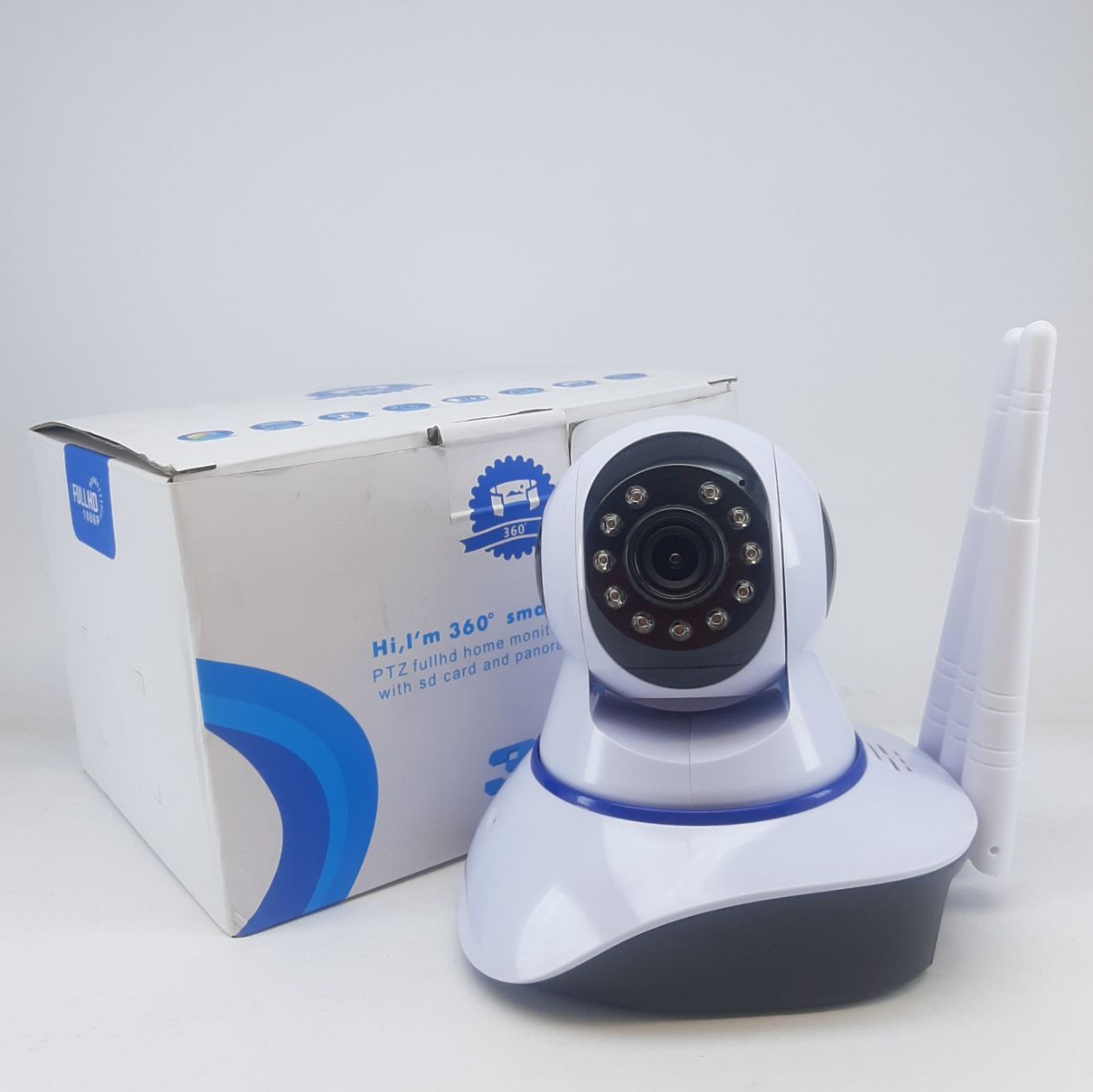 دوربین بیبی کم چرخشی سه آنتن V380 دید درشب baby camera V380