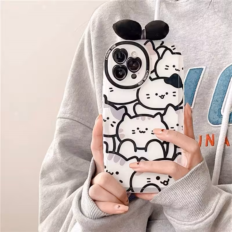 قاب گربه پاپیون برجسته