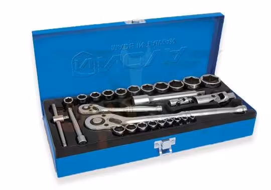 جعبه بکس نووا 27 پارچه 1/2 و 1/4 اینچ nova nts 7014