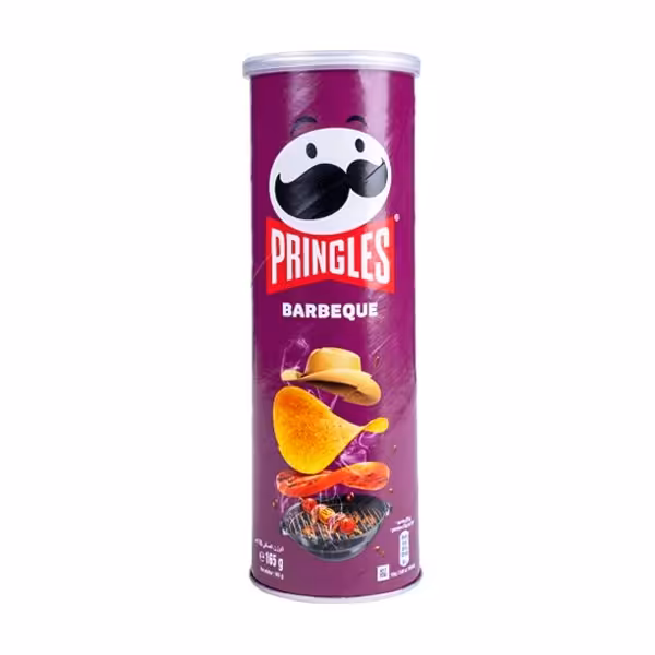 چیپس 165 گرمی باربیکیو پرینگلز  -  PRINGELS 