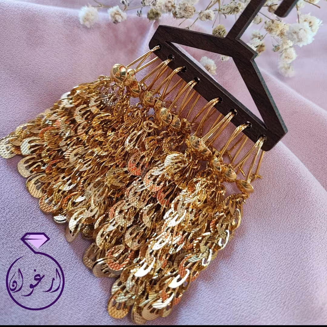 گوشواره پولکی