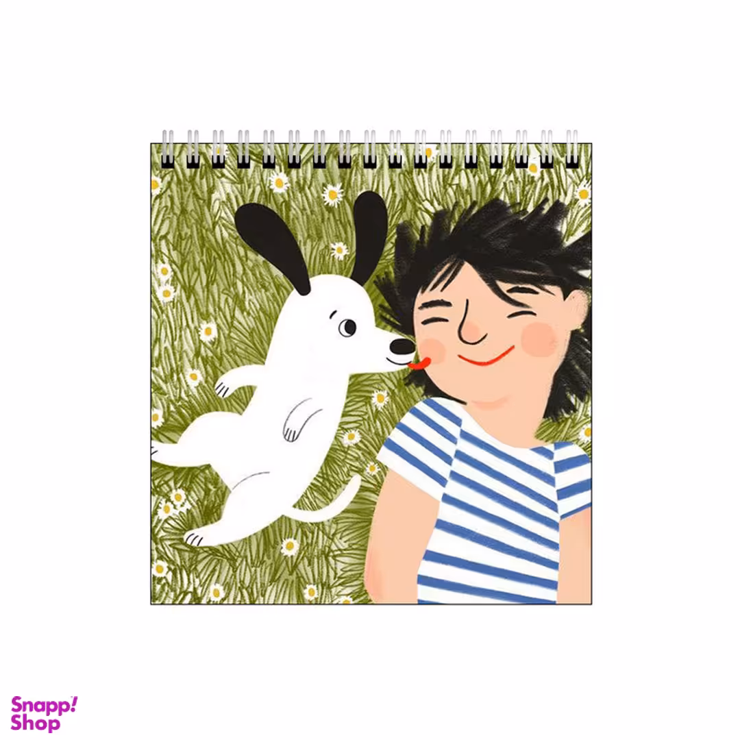 دفتر طراحی بامبیلیپ طرح دختر و سگ در دشت کد 7851799