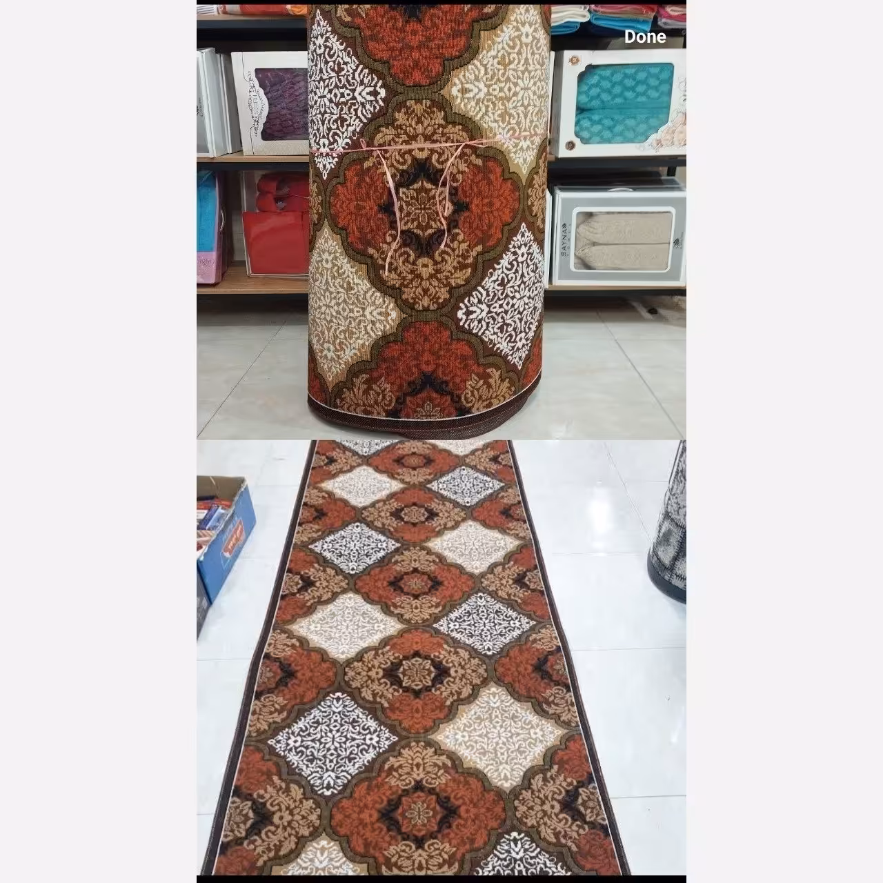 کناره گلیم ماشینی کاشان فقط سایز110 (پس کرایه)