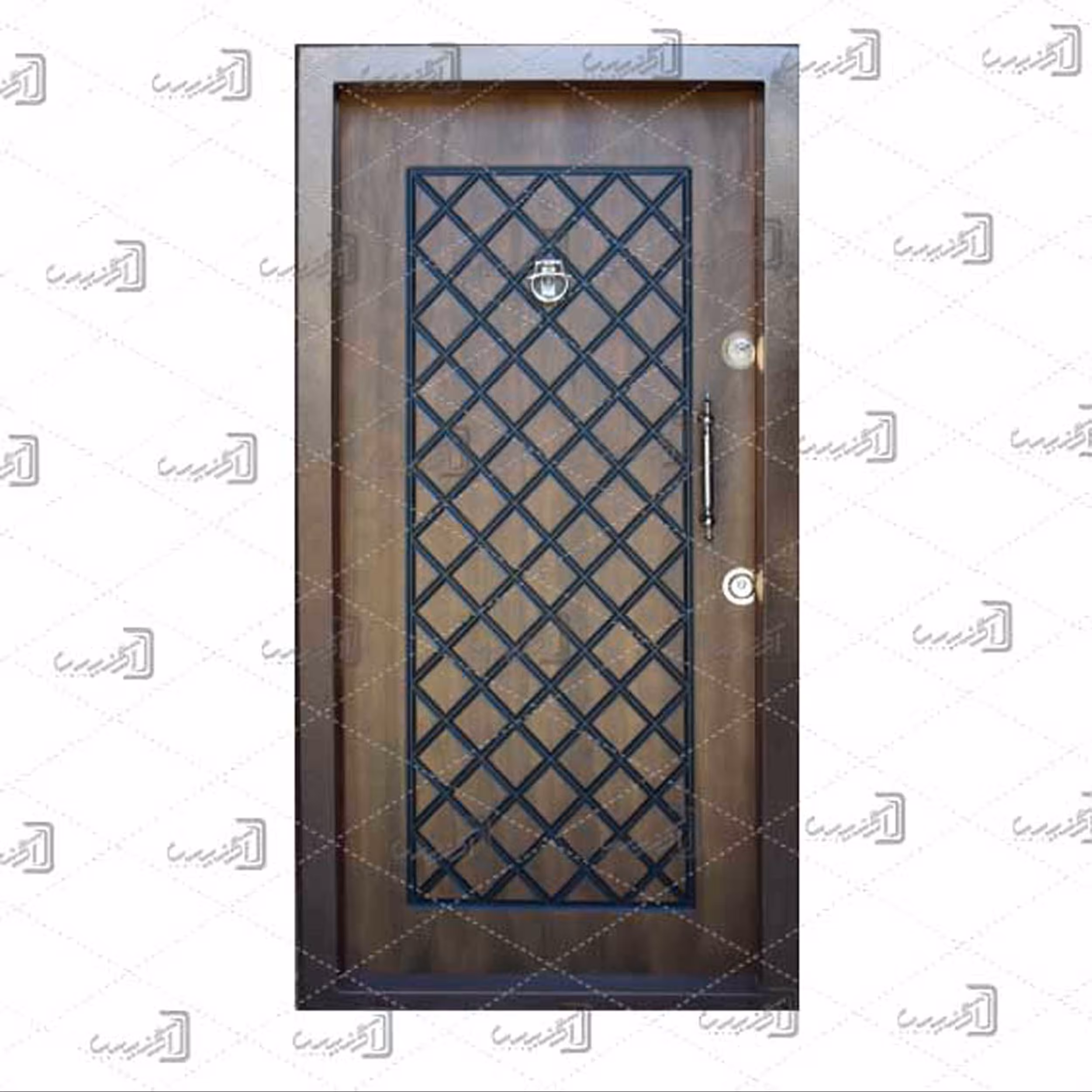 درب ضد سرقت لوزی cnc