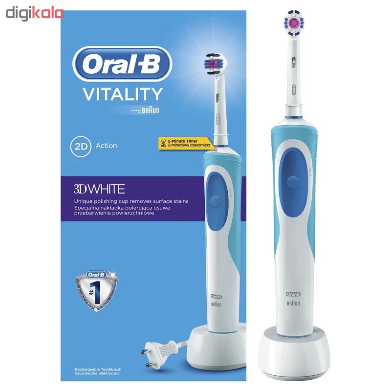 مسواک برقی اورجینال vitality Oral B گارانتی شرکت تهران بوران