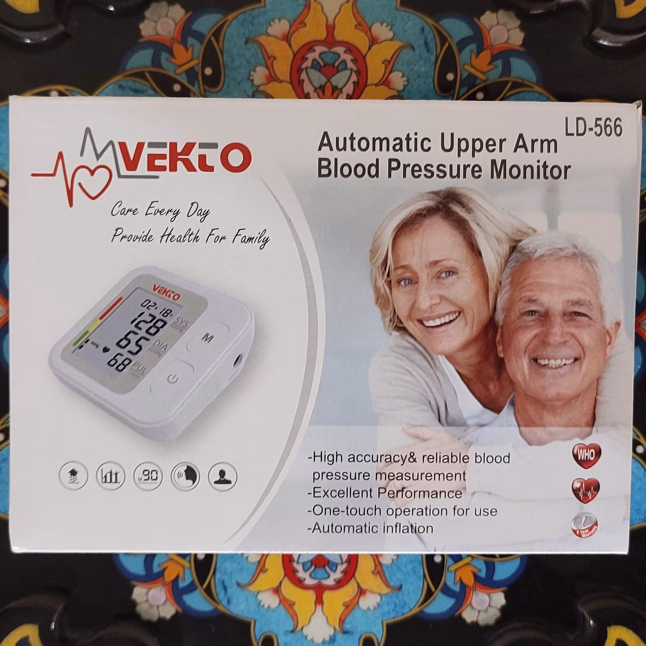 فشارسنج دیجیتال بازویی سخنگو وکتو کد 566