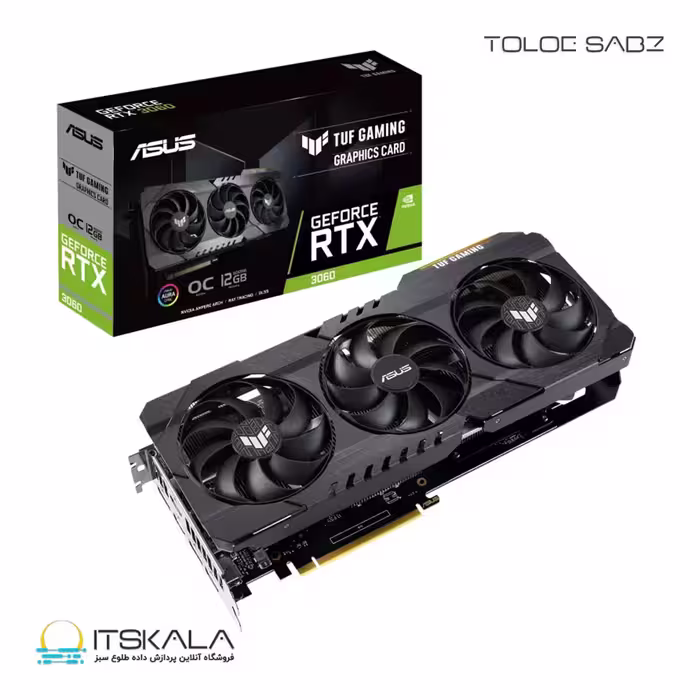 قیمت و خرید کارت گرافیک ایسوس مدل TUF Gaming GeForce RTX 3060 OC Edition | ITSKALA