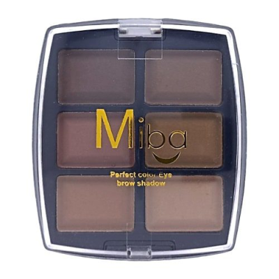 پالت سایه ابرو 6 رنگ میبا شماره m13