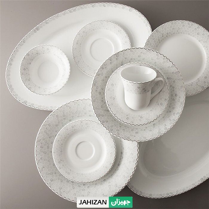 سرویس چینی زرین 81پارچه هانیکام سری شهرزاد (عالی)
