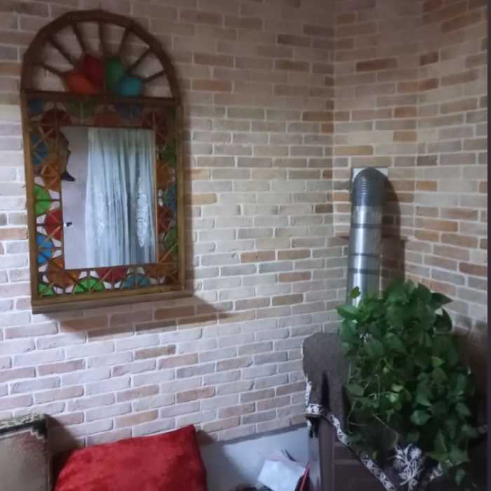 قاب آینه چوبی طاقچه دار