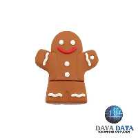 فلش مموری فانتزی دایا دیتا بیسکوییت زنجبیلی مدلPC1068-5 ظرفیت64GB-USB2قهوه ای