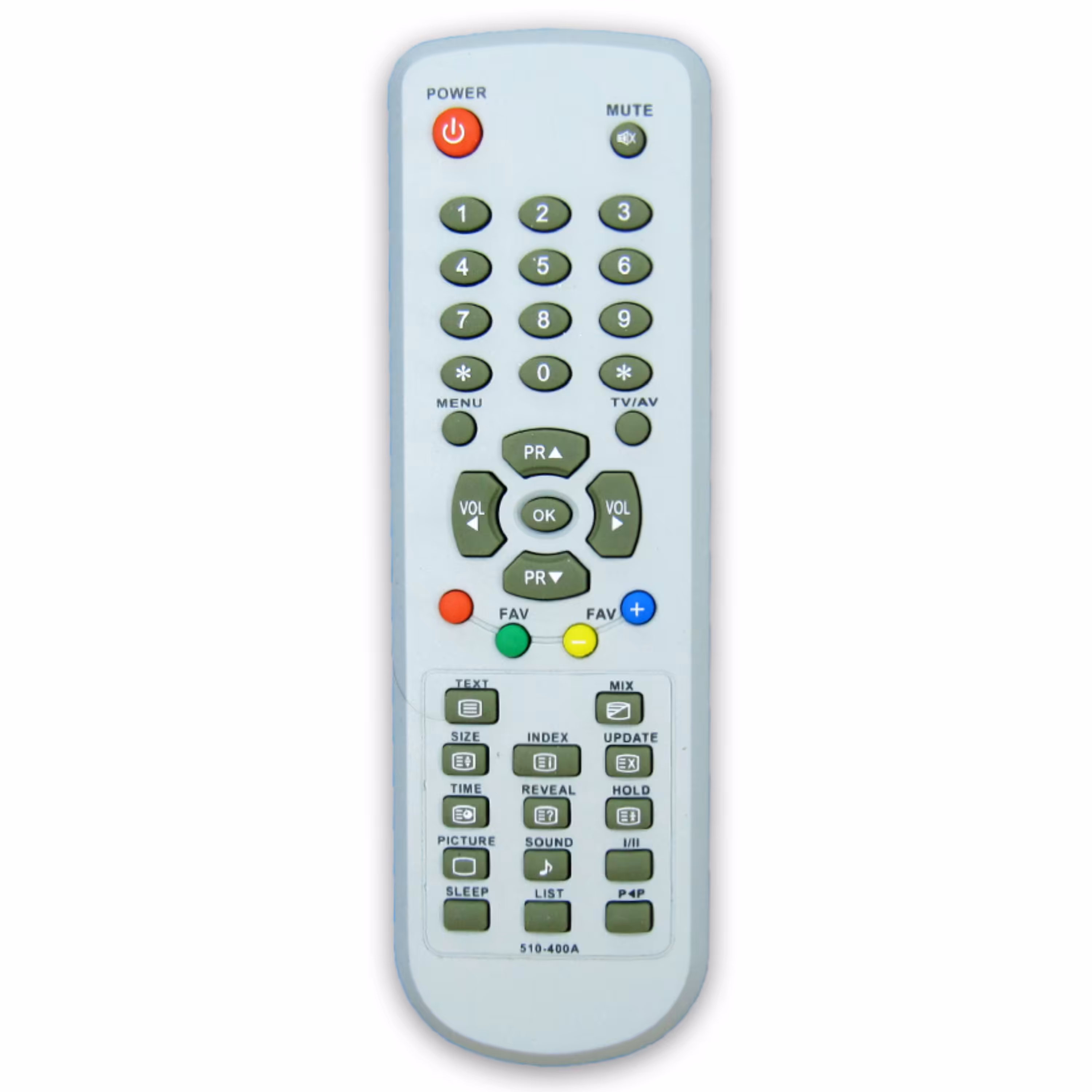 کنترل تلویزیون ایکس ویژن X VISION مدل 510-400A