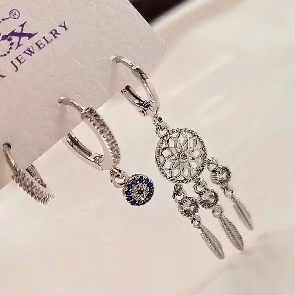 پک گوشواره سه تایی برند YSX 