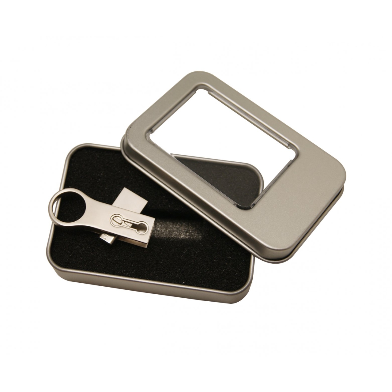 فلش مموری OTG با حلقه جاسوئیچی ظرفیت 16 گیگابایت  جعبه