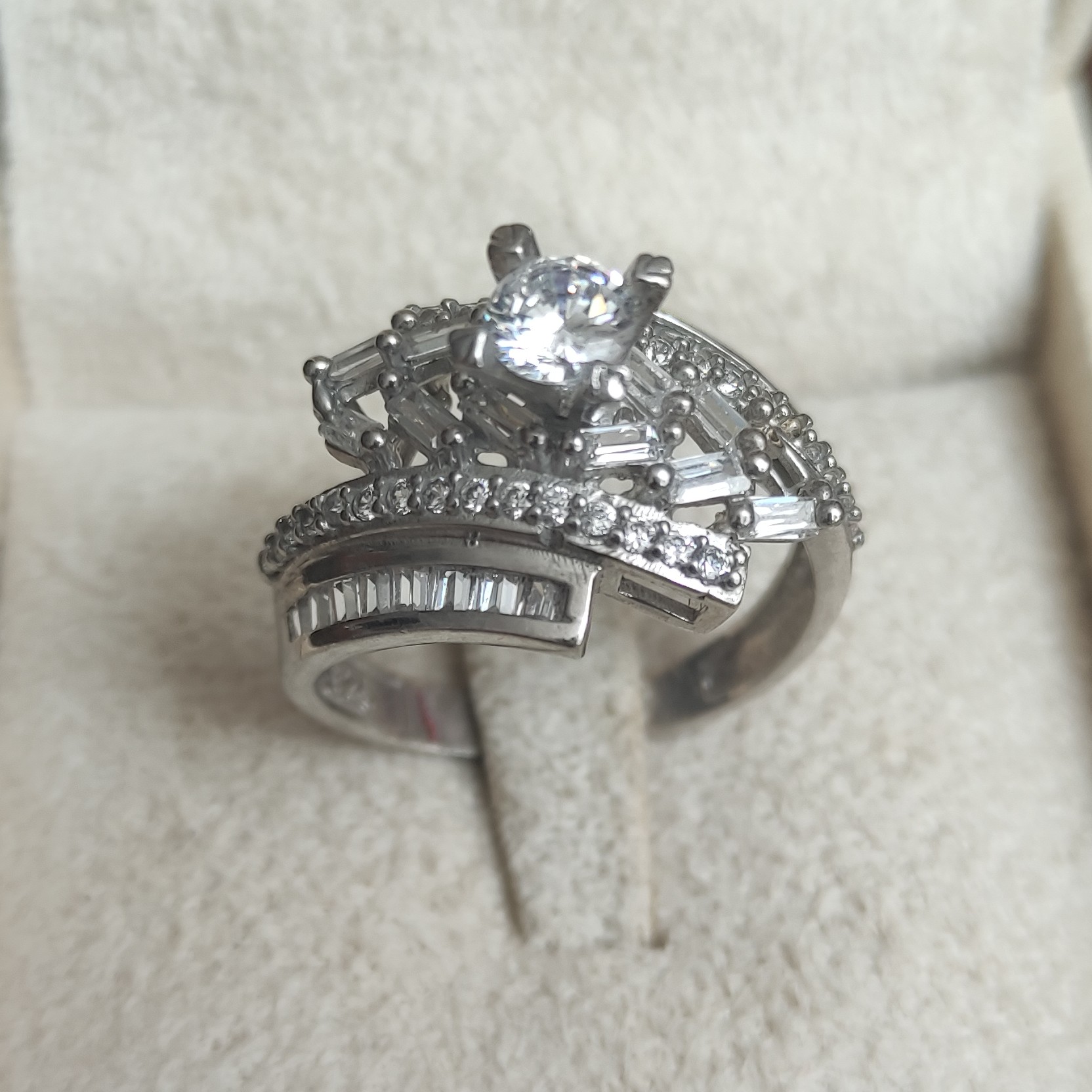 انگشتر نقره ایتالیایی زنانه 925