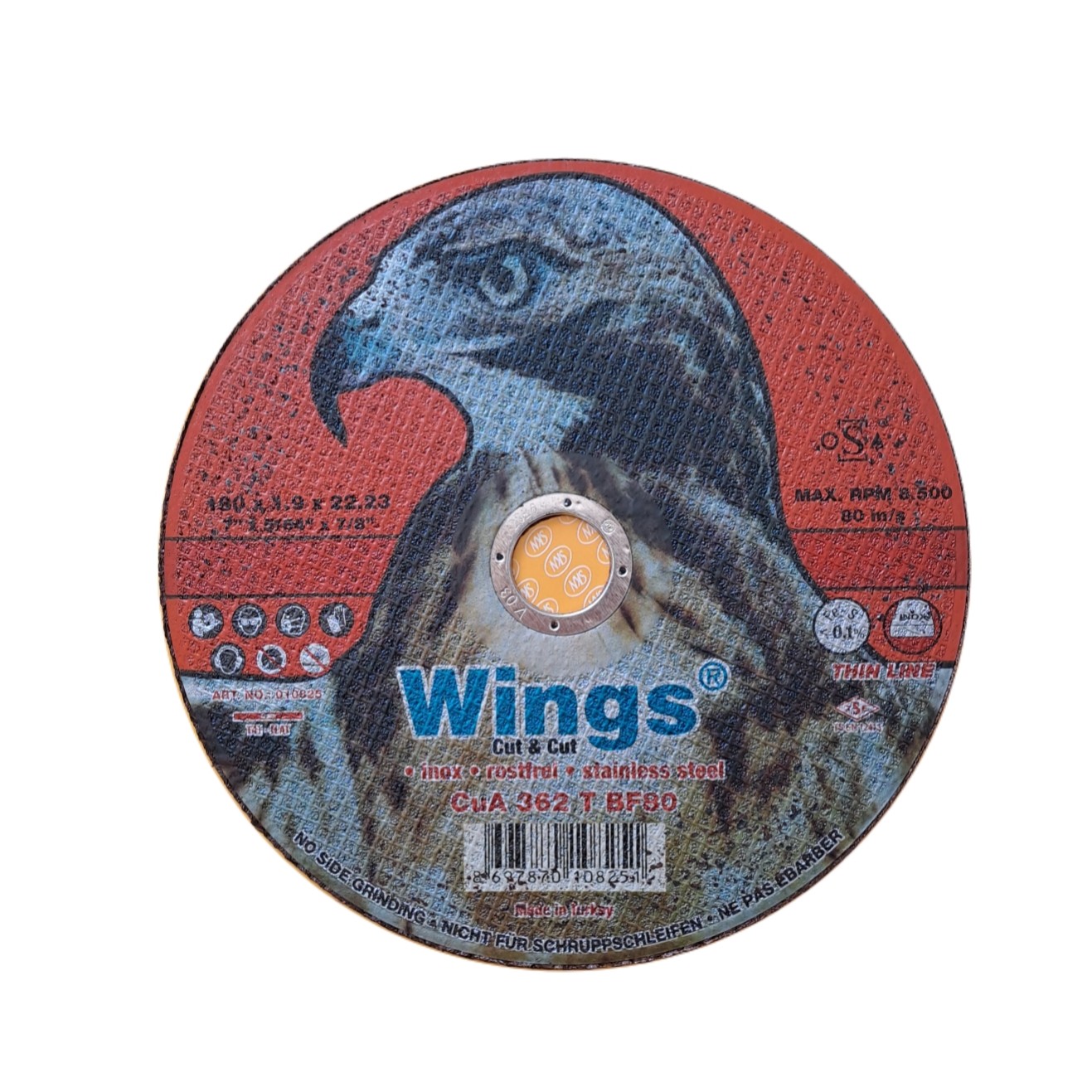 صفحه استیل بر180میلی متر عقاب