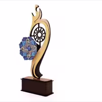 تندیس  روز پدر یا تندیس روز مرد مینا کاری و تندیس میلاد امام علی (ع) هدیه روز مرد و هدیه روز پدر صنایع دستی سایروس 