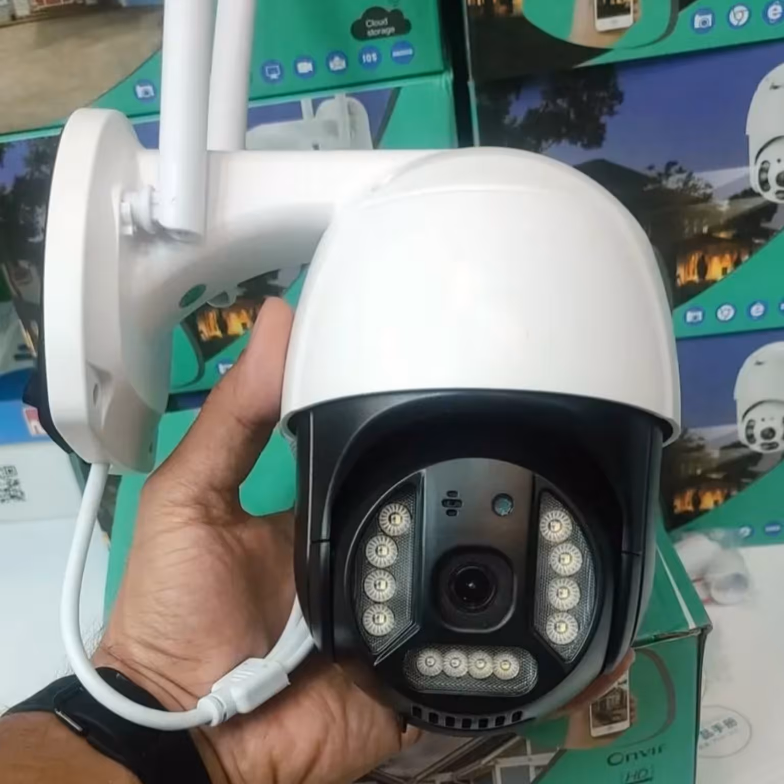 دوربین مداربسته مینی اسپید دام چرخشی ضدآب 