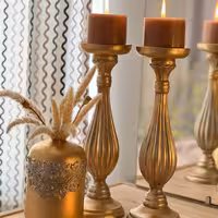 شمعدان دکوری وگلدان  دست سازه مینو