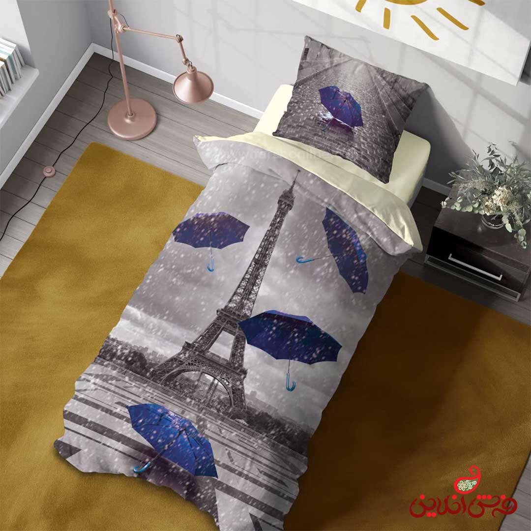 روتختی سه بعدی طرح برج ایفل(برگ آبی) کد 3108