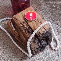 جا شمعی چوبی