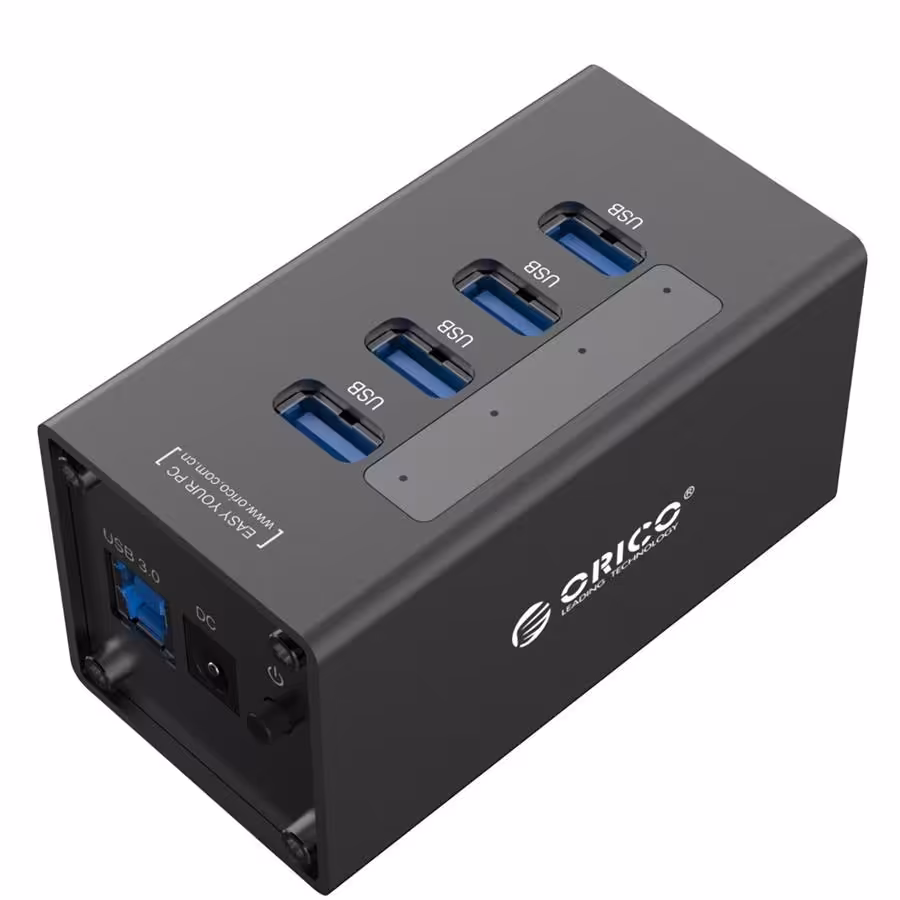هاب یو اس بی اریکو USB 3.0 فلزی 4 پورت با آداپتور مدل A3H4