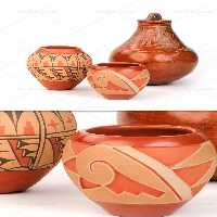 عکس ظروف سفالی قدیمی | گرافیک با طعم تربچه