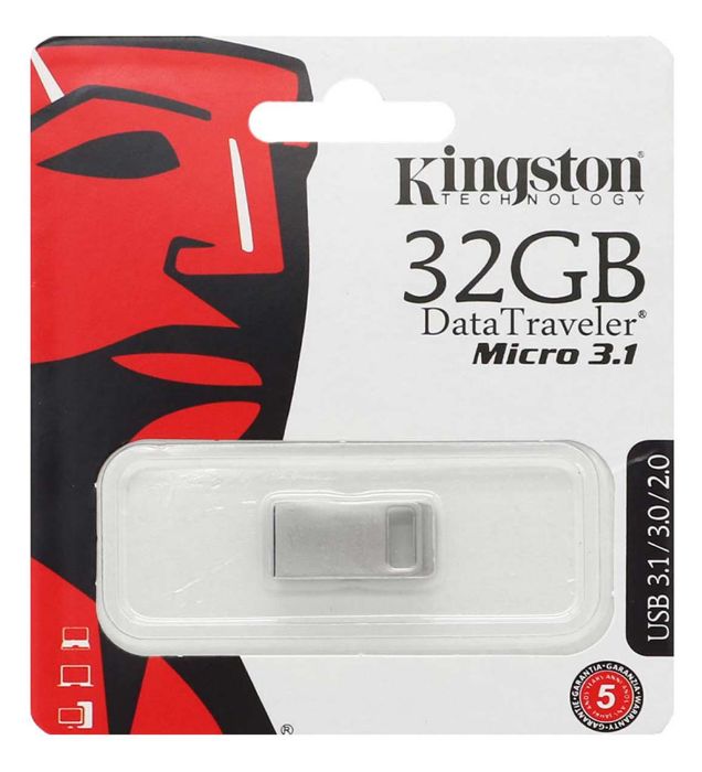 فلش مموری کینگستون مدل Micro USB 3.1 ظرفیت 32 گیگابایت