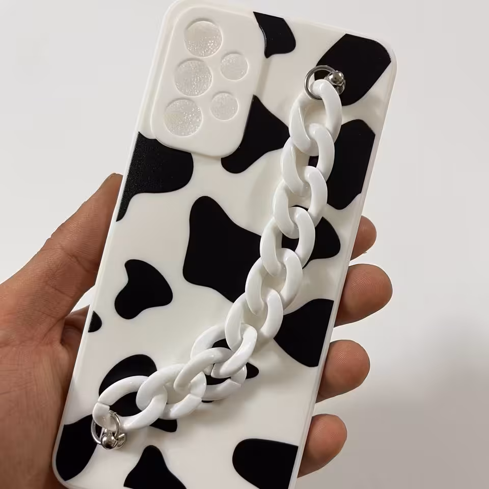 قاب گوشی سامسونگ a23 طرحدار دستبد کارتیر سفید مشکی