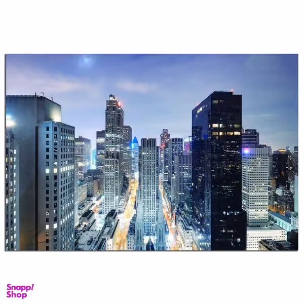 تابلو شاسی بکلیت طرح منظره شهر و آسمان خراش مدل SH-441