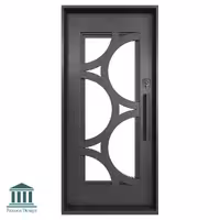 درب نفررو فلزی ورودی ساده کد 30865