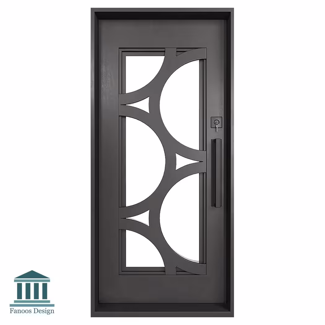 درب نفررو فلزی ورودی ساده کد 30865