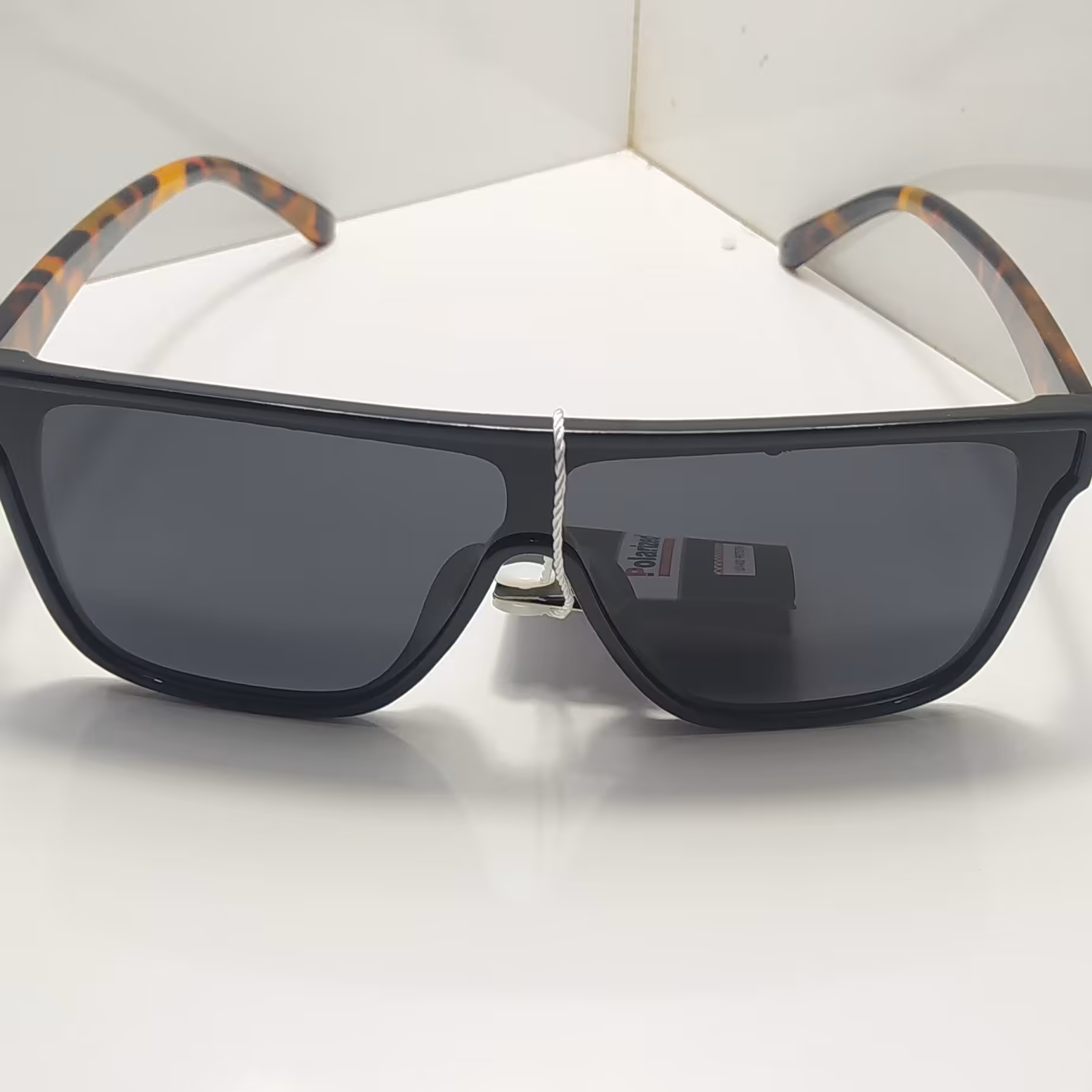 عینک آفتابی پلاریزه و  UV400 مردانه رنگ مشکی 